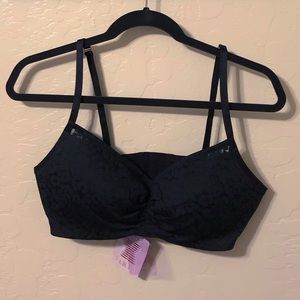 Savage X Fenty Black Leopard Lace Bra